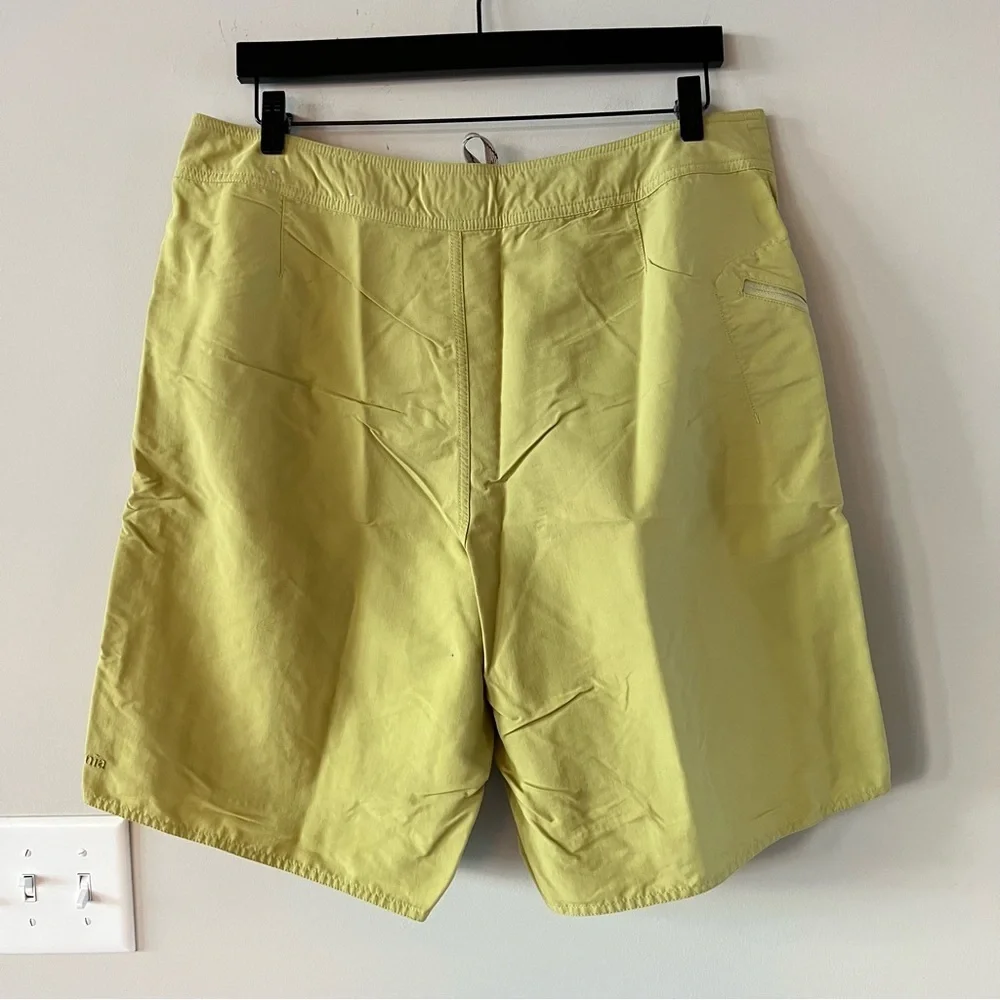 Patagonia Swim 9” Shorts - Lime Yellow - Size 38